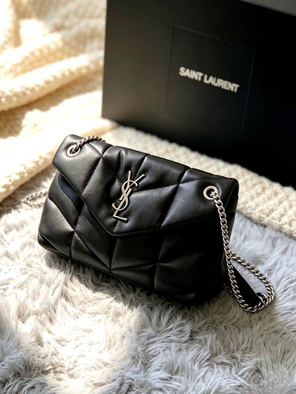 Saint Laurent YSL Puffer Small Shoulder Bag